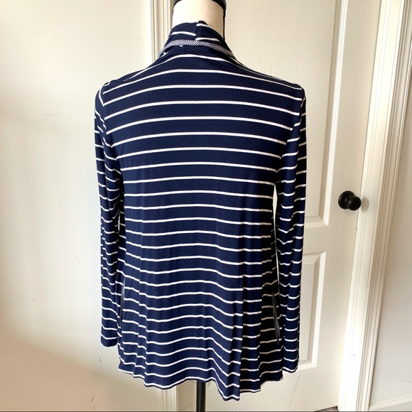 INK LOVE AND PEACE Striped Open Cardigan—SZ. Sm - Picture 6 of 11